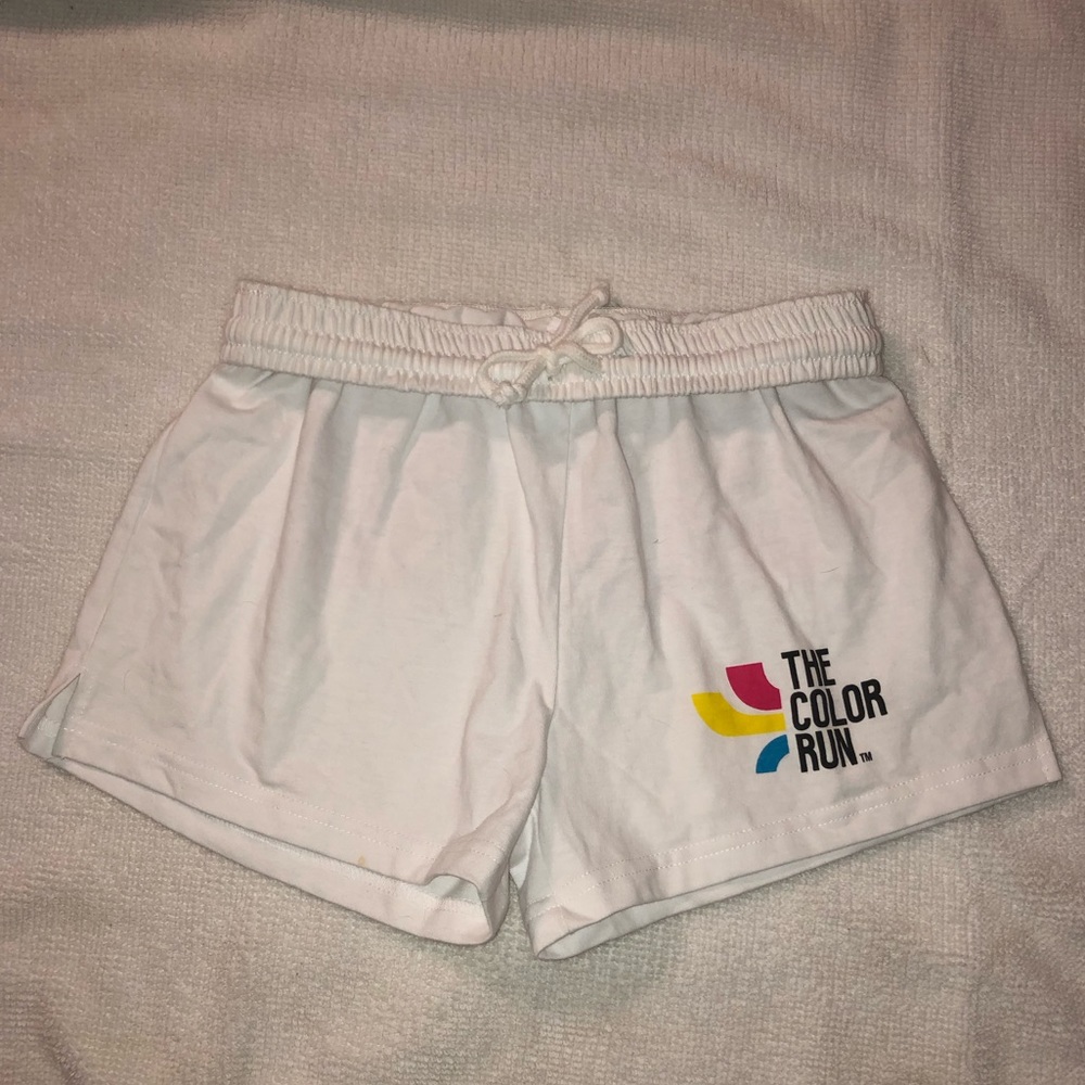 The Color Run white Color This shorts